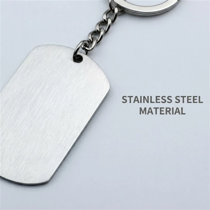 Personalized Stainless Steel Keychains high quality